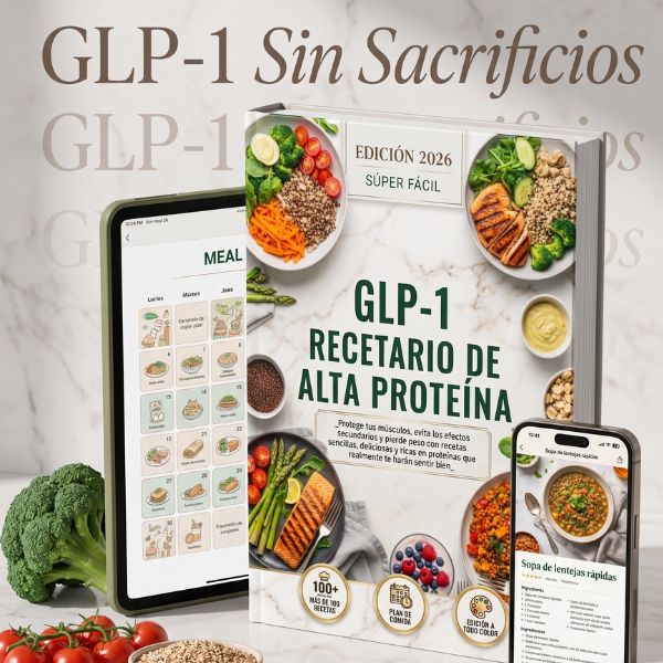 GLP-1 Sin Sacrificios — Recetario de Alta Proteína